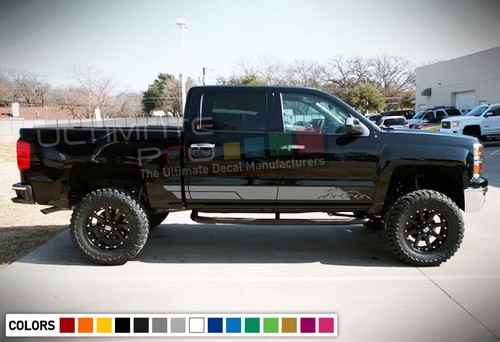 Decal sticker side door - side,