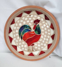Mosaic Tile Rooster Wall Art