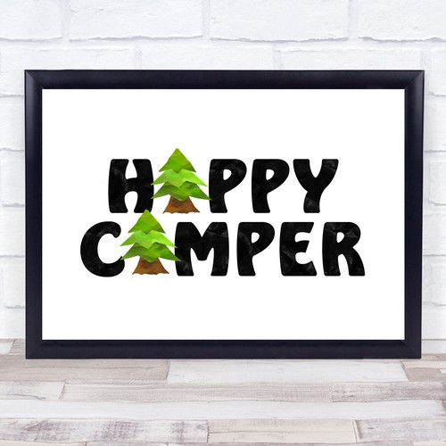 Happy camper landscape - landscape, trees