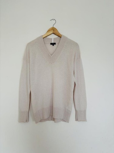 Women jigsaw sweater beige