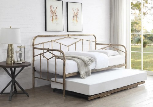 Dalton antique bronze day bed - dalton,