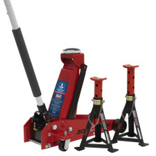 Trolley Jack with Axle Stands