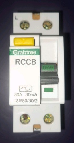 Crabtree 80a 30ma - crabtree, rcd
