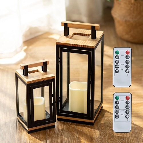 Nuptio wooden led candle - wooden,