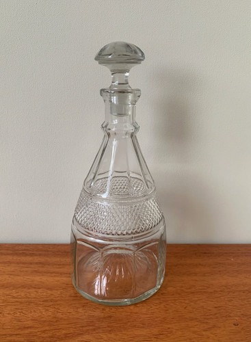 Antique art deco pressed glass - antique,