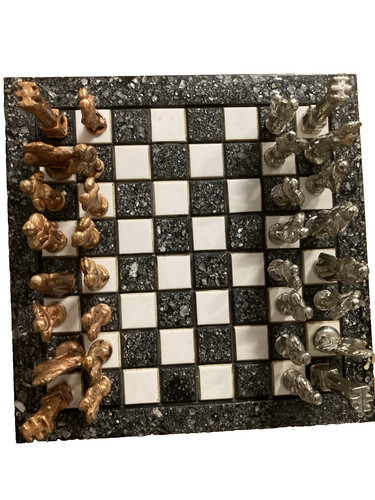 Vintage marble chess - marble,