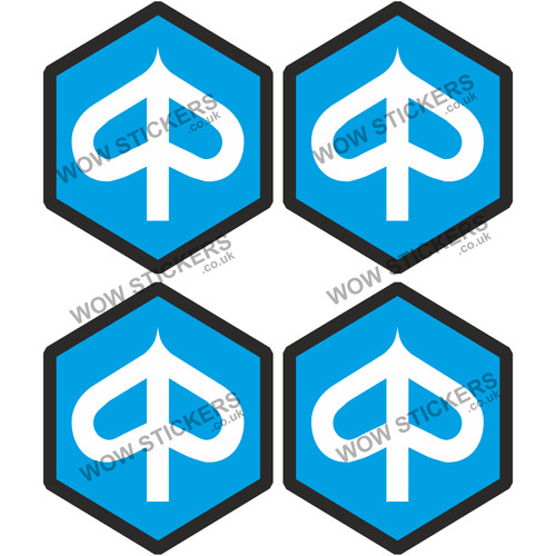 Piaggio motorbike stickers - motorbike,