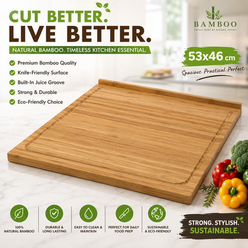 Large bamboo chopping - large,
