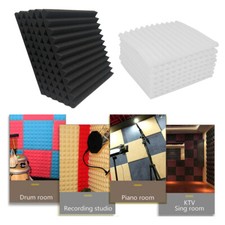 12Pc Foam Acoustic Wall Panel