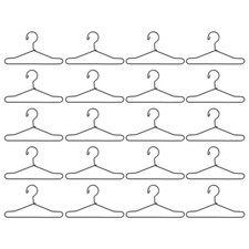  20 Pcs Doll Wardrobe Hangers