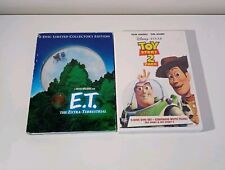 TOY STORY/TOY STORY 2 - REGION 1 DVD-2-DISC SET & E T EXTRA TERRESTRIAL 2 DISC