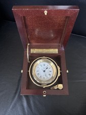1934 Brass GvR cipher Clock (King George V) 