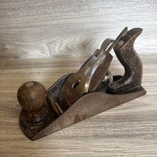 Vintage Stanley Bailey No.4 Smoothing Plane Carpentry Woodworking Tool