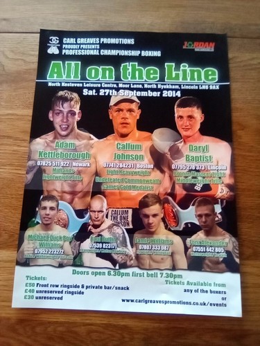 Boxing handbill - boxing,