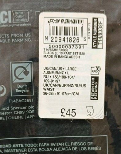 Marks and spencer x10 men - marks,