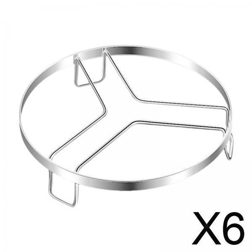 6xstainless steel steamer - steel, rack