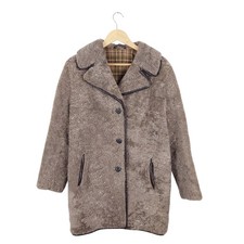 HeaTona Women's Shearling Teddy Coat Made In England Size 36 Chest