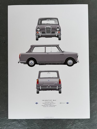 1963 riley elf a4 - riley,