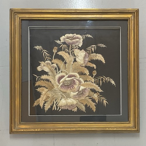 Antique stumpwork embroidery - antique,