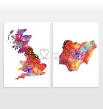 Britain & Nigeria - Set of 2 -