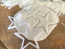 Star (set of 2) Cookie Cutter / Fondant / Icing