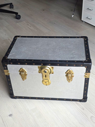 Metal storage chest - metal,