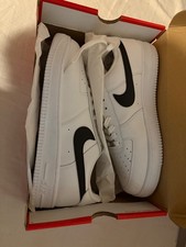 Size 11 - Nike Air Force 1 White with Black Tick 