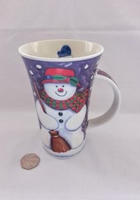 DUNOON Stoneware (Scotland) "Christmas Chums" Tall Mug 6"  by Kate Mawdsley