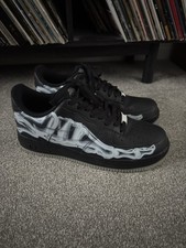 Nike AF1 Air Force 1 07 QS Halloween Skeleton Black UK 9 US 10 2019 