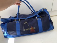 Vintage Head Tennis Bag Duffle Holdall Gym Sports Retro 90s Blue Large 66cm