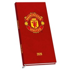 2026 DIARY MANCHESTER UNITED FC WEEK TO VIEW SLIM POCKET DIARY OFFICIAL PRO NEW