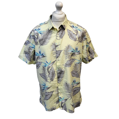 Primark hawaiian shirt yellow - hawaiian,