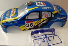 1/10 RC car 190mm on road rally drift Mitsubishi Body Shell w/spoilers Blue