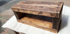TV stand Chunky Rustic Side