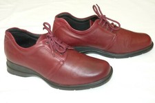 Country Jack Burgundy Leather Lace Up Shoes Size UK 6.5 /40 