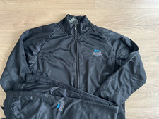 NEW Lonsdale Men's Tracksuit SN24 Black/Blue Large Retro/Vintage