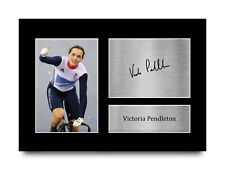 Victoria Pendleton Great Britain Olympics Signed Print Photo an Olympics Fan