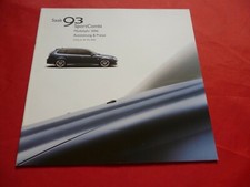 2006 SAAB 9-3 YS3F Sport Combi Linear Arc Vector Aero Price List Pricelist