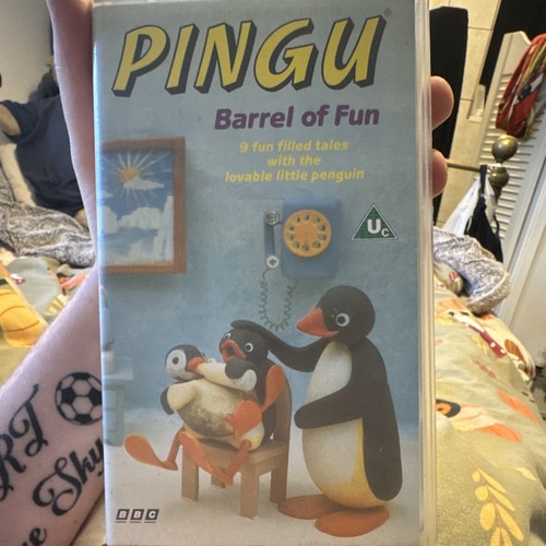 Pingu barrel fun - barrel, of