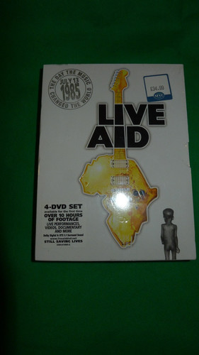 Live aid dvd set new - new, sealed