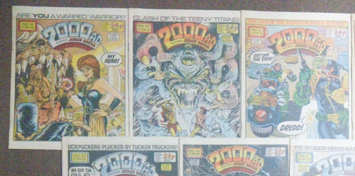 2000ad 461 463 - british, vintage
