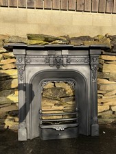 Antique Cast Iron Fireplace