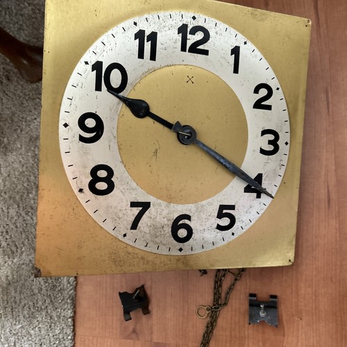 Antique long case clock - case,