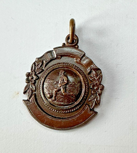 Vintage football medal - football, thomas