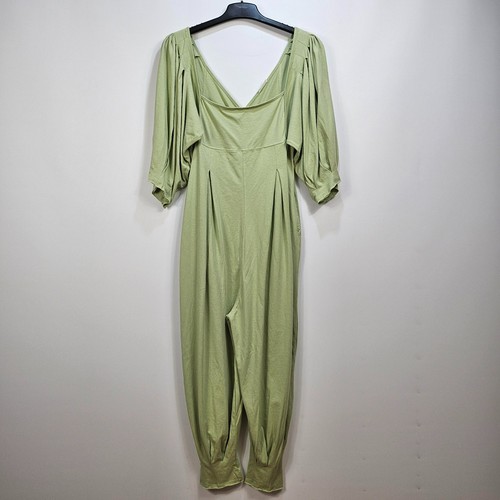 Free people green cotton - cotton, harem