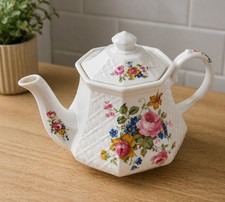 Sadler England Floral Teapot