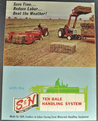 1969 1970 bale handler - 1969-1970, s&h