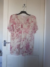 Ladies Cream & Dusky Pink