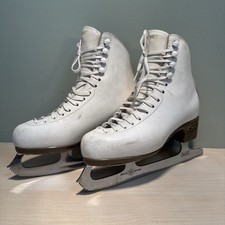 Risport RF3 Pro Ice Skates Figure Boots Club 2000 Made In Italy 245 12T 9 1/3”