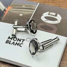 Montblanc star round cufflinks - montblanc,